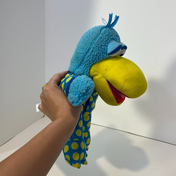 Jim Henson Pajanimals BLUE SQUACKY DUCK 12” Plush Animal Toy Sprout Tomy Vintage - Picture 2 of 16